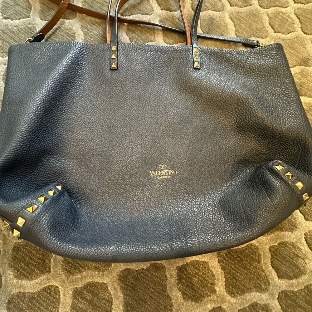 Valentino DOUBLE SIDED Leather Tote Bag